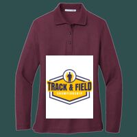 Women's Silk Touch Long Sleeve Polo Thumbnail