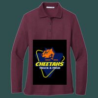 Women's Silk Touch Long Sleeve Polo Thumbnail