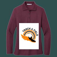 Women's Silk Touch Long Sleeve Polo Thumbnail