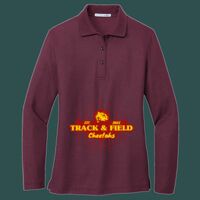 Women's Silk Touch Long Sleeve Polo Thumbnail