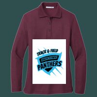 Women's Silk Touch Long Sleeve Polo Thumbnail