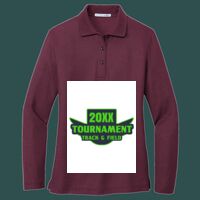 Women's Silk Touch Long Sleeve Polo Thumbnail