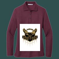 Women's Silk Touch Long Sleeve Polo Thumbnail