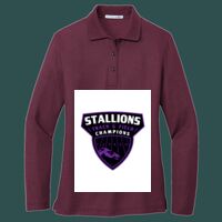Women's Silk Touch Long Sleeve Polo Thumbnail