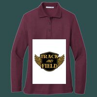 Women's Silk Touch Long Sleeve Polo Thumbnail