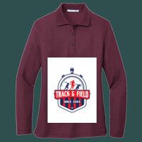Women's Silk Touch Long Sleeve Polo Thumbnail