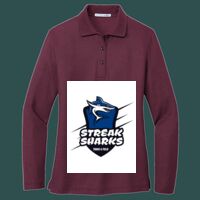 Women's Silk Touch Long Sleeve Polo Thumbnail