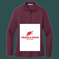 Women's Silk Touch Long Sleeve Polo Thumbnail