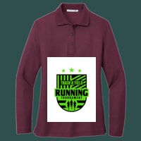 Women's Silk Touch Long Sleeve Polo Thumbnail
