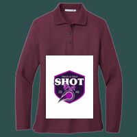 Women's Silk Touch Long Sleeve Polo Thumbnail