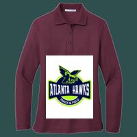 Women's Silk Touch Long Sleeve Polo Thumbnail