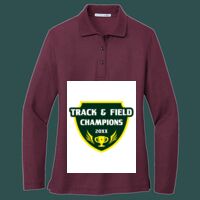 Women's Silk Touch Long Sleeve Polo Thumbnail