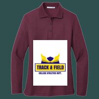 Women's Silk Touch Long Sleeve Polo Thumbnail