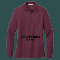 Women's Silk Touch Long Sleeve Polo Thumbnail