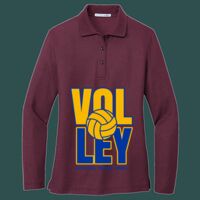 Women's Silk Touch Long Sleeve Polo Thumbnail