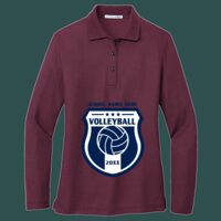 Women's Silk Touch Long Sleeve Polo Thumbnail