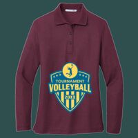 Women's Silk Touch Long Sleeve Polo Thumbnail