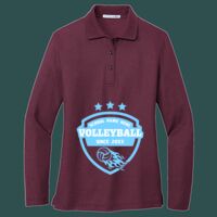 Women's Silk Touch Long Sleeve Polo Thumbnail
