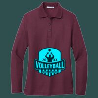 Women's Silk Touch Long Sleeve Polo Thumbnail