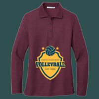 Women's Silk Touch Long Sleeve Polo Thumbnail