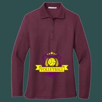 Women's Silk Touch Long Sleeve Polo Thumbnail