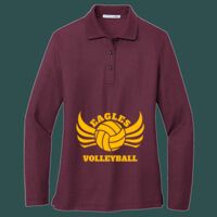 Women's Silk Touch Long Sleeve Polo Thumbnail