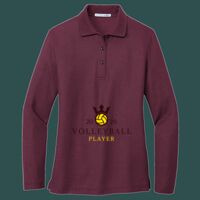 Women's Silk Touch Long Sleeve Polo Thumbnail