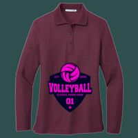 Women's Silk Touch Long Sleeve Polo Thumbnail