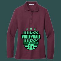Women's Silk Touch Long Sleeve Polo Thumbnail