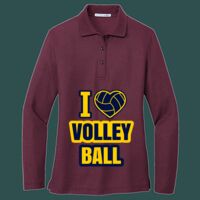 Women's Silk Touch Long Sleeve Polo Thumbnail