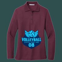 Women's Silk Touch Long Sleeve Polo Thumbnail