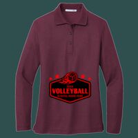 Women's Silk Touch Long Sleeve Polo Thumbnail