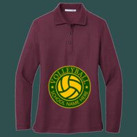 Women's Silk Touch Long Sleeve Polo Thumbnail