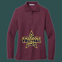 Women's Silk Touch Long Sleeve Polo Thumbnail