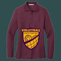 Women's Silk Touch Long Sleeve Polo Thumbnail