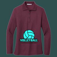 Women's Silk Touch Long Sleeve Polo Thumbnail