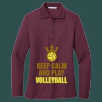 Women's Silk Touch Long Sleeve Polo Thumbnail