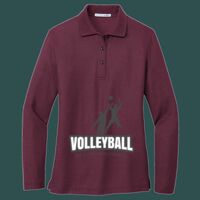 Women's Silk Touch Long Sleeve Polo Thumbnail