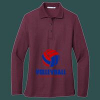 Women's Silk Touch Long Sleeve Polo Thumbnail