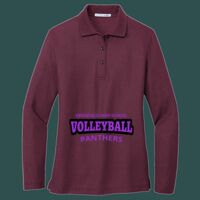 Women's Silk Touch Long Sleeve Polo Thumbnail