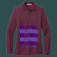 Women's Silk Touch Long Sleeve Polo Thumbnail