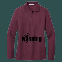Women's Silk Touch Long Sleeve Polo Thumbnail