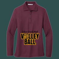Women's Silk Touch Long Sleeve Polo Thumbnail
