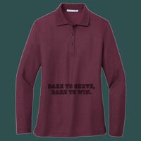 Women's Silk Touch Long Sleeve Polo Thumbnail