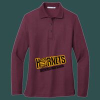 Women's Silk Touch Long Sleeve Polo Thumbnail