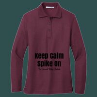 Women's Silk Touch Long Sleeve Polo Thumbnail