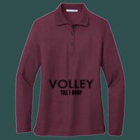 Women's Silk Touch Long Sleeve Polo Thumbnail