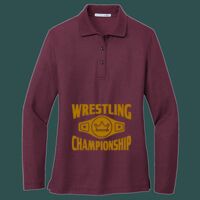 Women's Silk Touch Long Sleeve Polo Thumbnail