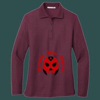 Women's Silk Touch Long Sleeve Polo Thumbnail