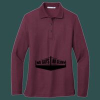 Women's Silk Touch Long Sleeve Polo Thumbnail